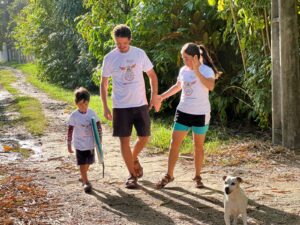 Família colombiana cruza o Brasil de bicicleta e compartilha experiência transformadora