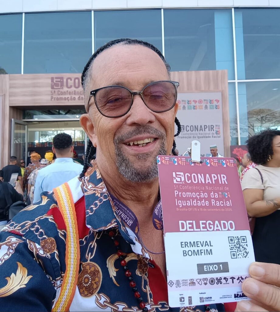 Itaparicano Ermeval da Hora leva voz da Bahia para a 5ª Conferência Nacional de Igualdade Racial