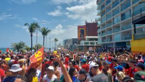 Manifestação em Salvador contra a PEC da Blindagem e a Lei de Anistia