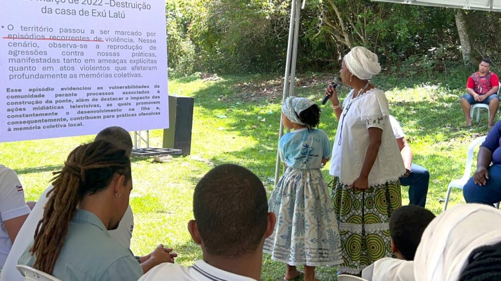 Povos de Terreiro mobilizam e questionam Ponte Salvador-Itaparica em encontro histórico