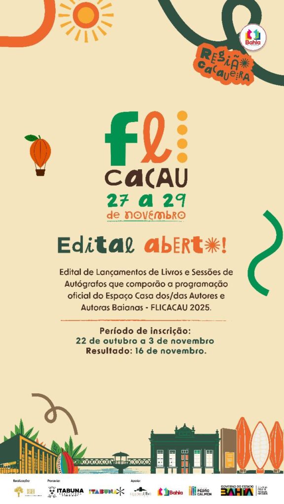 Flicacau abre inscrições para autores de todo o Brasil