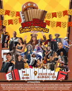 Cruz das Almas celebra fé, tradição e sanfona neste sábado (06/12) com a Procissão dos Sanfoneiros 2025