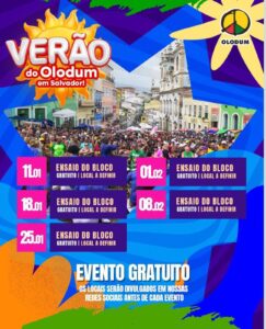 Domingos Musicais do Olodum abrem os ensaios para o Carnaval 2026