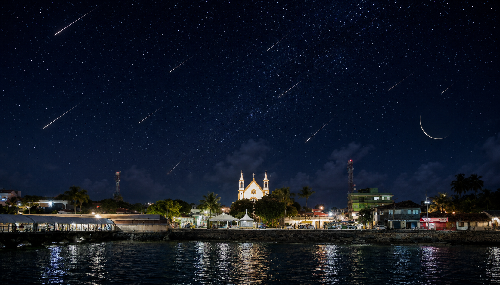Chuva de meteoros pode ser vista no céu de Vera Cruz e Itaparica na madrugada de quarta para quinta
