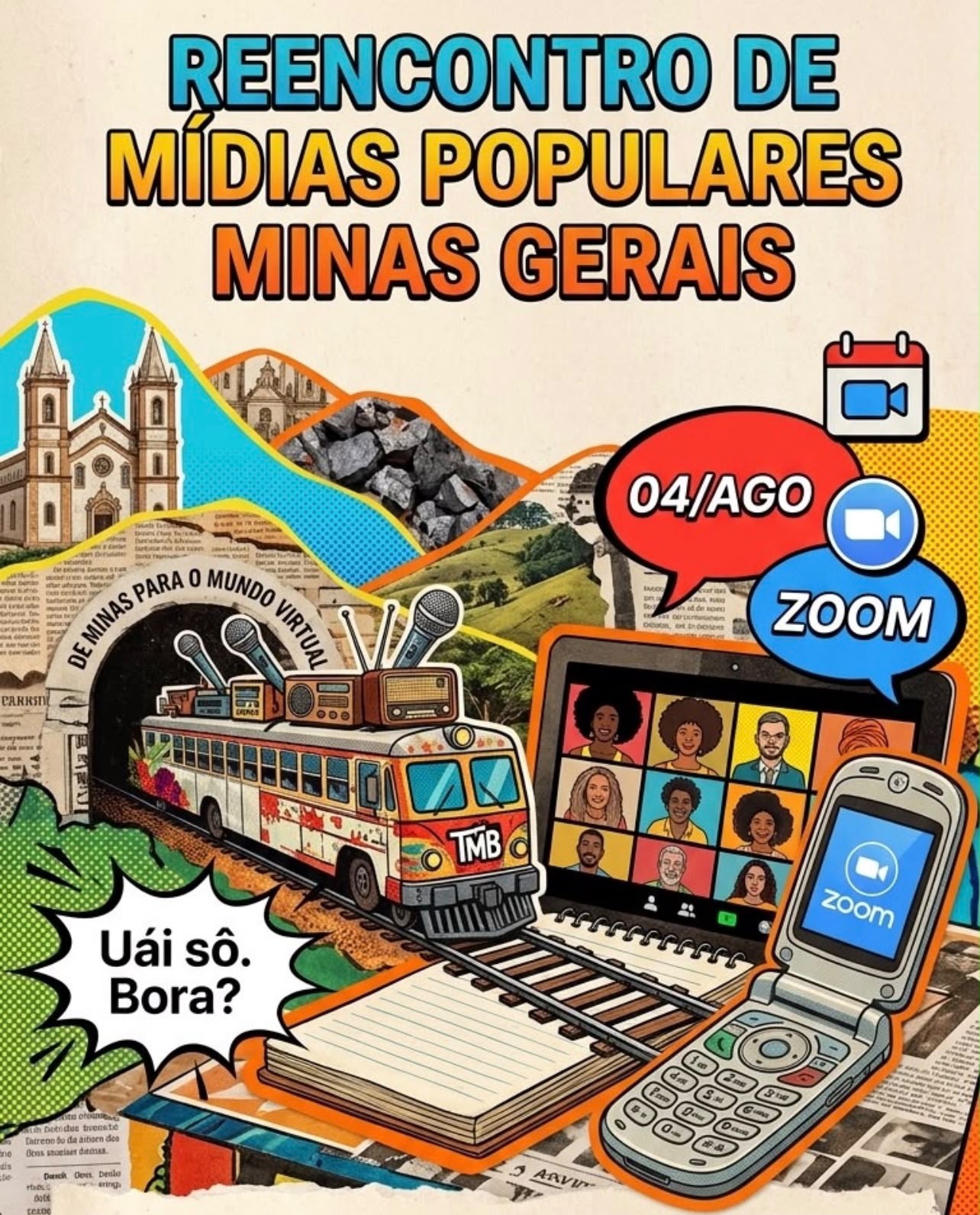 Reencontro Virtual de Mídias Populares do TMB reúne comunicadoras e comunicadores de Minas Gerais