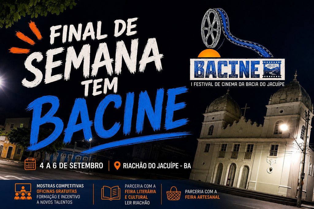 BACINE divulga seleção de 26 filmes para a primeira edição do Festival de Cinema da Bacia do Jacuípe